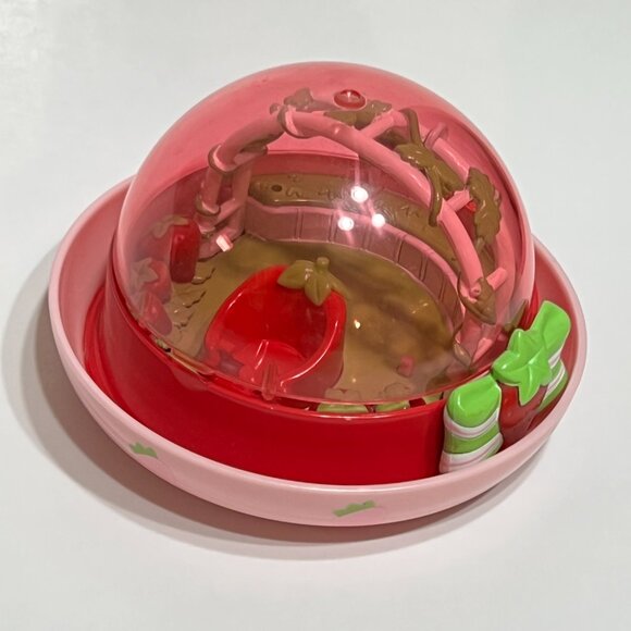 Strawberry Shortcake Berry Cute Go-Hats Wheels Toy with Doll Bandai Vintage - Picture 4 of 9